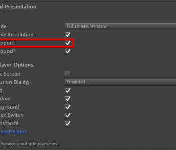 Enabling Mac Retina Support in Resolution and Presentation settings.